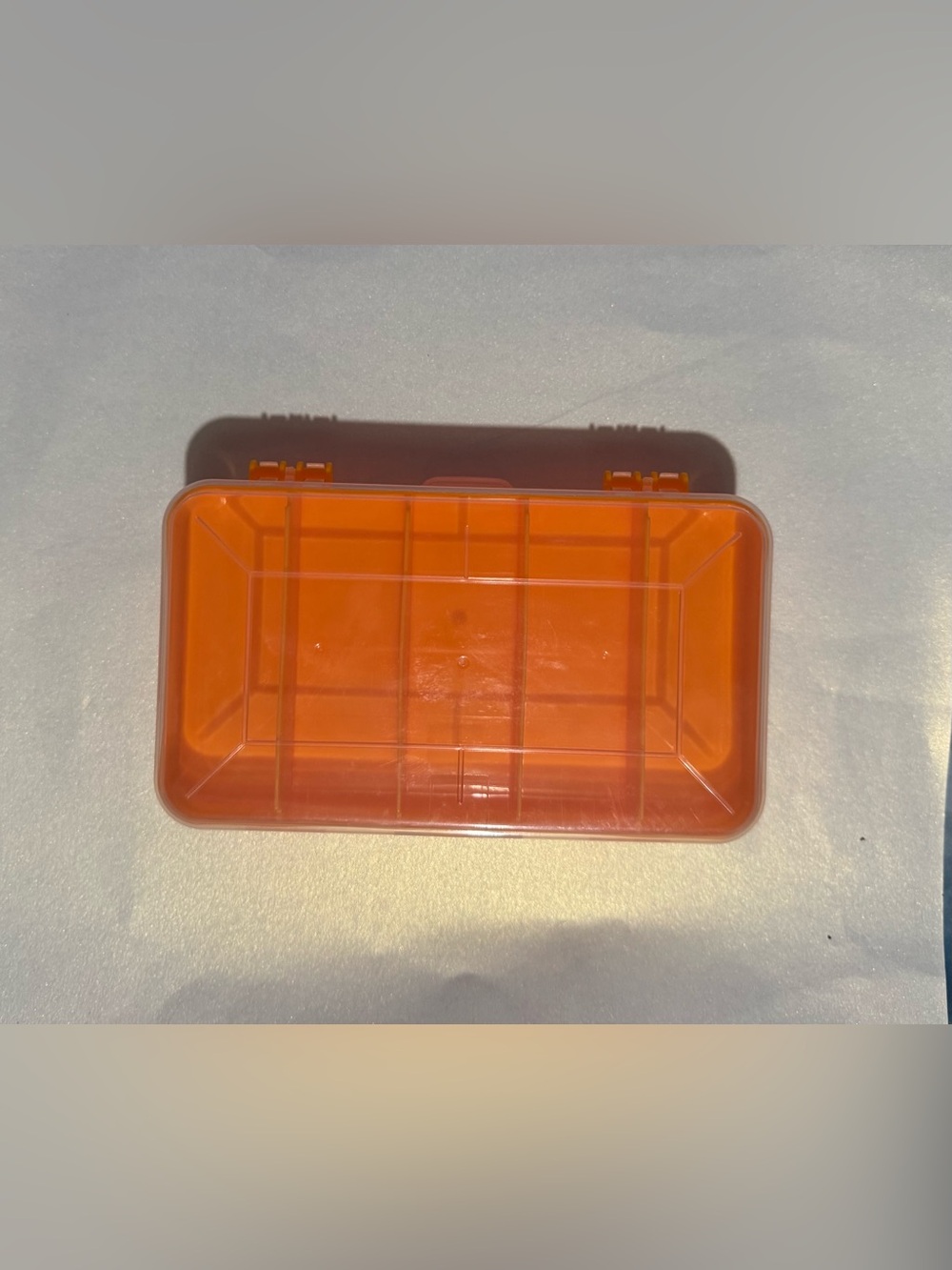 Orange Plastic Double Sided Storage Box